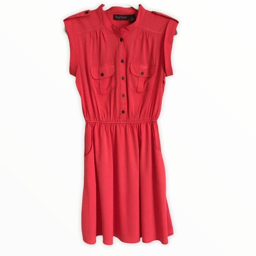 SPEED CONTROL ORANGE CASUAL DRESS SZ M